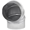 Imperial Mfg Imperial 5 in. D X 5 in. D Adjustable 90 deg Galvanized Steel Furnace Pipe Elbow GV0291-C - alternate 5